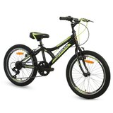 Galaxy bicikl CASPER 200 20"/6 crna/neon žuta MAT cene