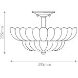  quoizel qz-whitecap-sf-m - plafonsko svetlo whitecap 4xE14/40W/230V prečnik 39,5 cm | Eponuda.com