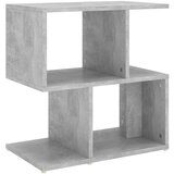 The Living Store Nočna omarica betonsko siva 50x30x51,5 cm iverna plošča - Nočna Omarica, (21420907) | Shoptok.si