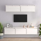 vidaXL TV ormarići 5 kom bijeli od masivne borovine | shoptok.hr