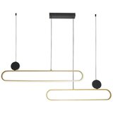  LED luster na sajli FLORENTYNA LED/48W/230V 4000K zlatna/crna | Eponuda.com
