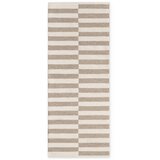Hanse Home Bel/siv obojestranski/ročno tkan volnen tekač 80x200 cm Vika – Cene