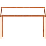 vidaXL Krov za dječji krevet voštano smeđi 217x85,5x154 cm borovina | shoptok.hr
