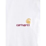 Carhartt WIP Majica 'American' zlata / temno rdeča / bela | Shoptok.si