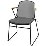 SENSUM vrtna fotelja Öje (š x d x v: 56 x 60 x 80 cm, metalna mreža, antracit, mogu se slagati jedni na druge)