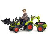 Falk Toys falk traktor claas sa prednjom i zadnjom kašikom i prikolicom 2070y Cene