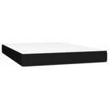  Krevet s oprugama i madracem crni 140x200 cm od tkanine | shoptok.hr