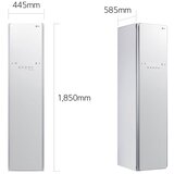 LG Parna omara S3WF (Oblikovalnik s parno tehnologijo TrueSteam za higiensko sveža oblačila) bela - | Shoptok.si