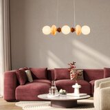  LED luster na sajli FLORES LED/20W/230V zlatna/narandžasta/braon | Eponuda.com