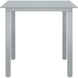 vidaXL 5-dijelni vrtni blagovaonski set aluminijski srebrno-crni | shoptok.hr