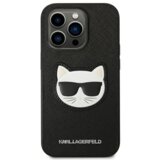 Karl Lagerfeld KLHCP14LSAPCHK za iphone 14 pro črna zaščita - choupette head | Shoptok.si