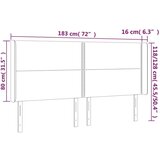 Vzglavje z ušesi temno modro 183x16x118/128 cm žamet, (20933373) | Shoptok.si