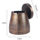 INF Kovinski pepelnik s pokrovom - Kreativen pepelnik stožčaste oblike za bar L, (5000241941) | Shoptok.si