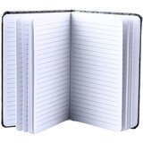  Lined Notebook Glitter Patches Black B6 80 Sheets | shoptok.hr