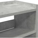  Stalak za cipele boja betona 80x25x100 cm konstruirano drvo | shoptok.hr