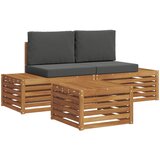  Set vanjskih sofa Prirodna i antracit 59 x 59 x 37 cm | shoptok.hr