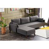  Ugaona garnitura Bella Corner Sofa Left Anthracite Cene