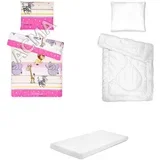Posteljina set 5 elemenata za krevet 180x80 cm - Uzorak 22a