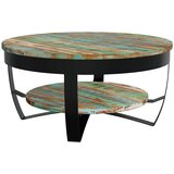  Stolić za kavu od masivnog obnovljenog drva 65 x 32 cm | shoptok.hr