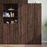 vidaXL Visoka komoda boja hrasta 45x42,5x185 cm od konstruiranog drva Cijene