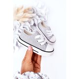 Boto Children's Glitter Sneakers Silver Bling-Bling | ePonuda.com