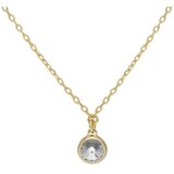 Victoria Cruz basic xs crystal gold ogrlica sa swarovski kristalom ( a4225-07dg ) Cene