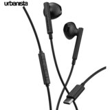 Urbanista Žične ušesne slušalke SAN FRANCISCO 2, USB-C, 120 cm kabel, črne (Midnight Black), (5000488422) Cene