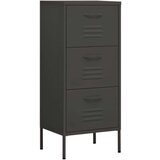 vidaXL Omara za shranjevanje antracitna 42,5x35x101,5 cm jeklo | Shoptok.si