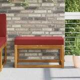  Jastučić za sjedenje na otvorenom boja crnog vina - boja crnog vina 80 x 40 cm | shoptok.hr