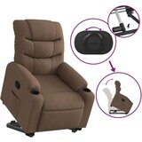 vidaXL Naslanjač s funkcijo vstajanja rjavo blago, (20927583) | Shoptok.si