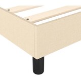  Okvir za krevet s oprugom krem 120 x 200 cm od tkanine | Shoptok.si