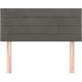  Uzglavlje tamnosivo 80 x 5 x 78/88 cm baršunasto | shoptok.hr