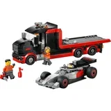 LEGO® City - Razstavni tovornjak F1® z dirkalnikom Audi F1® (60493)