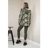 Kesi 3-piece MOOR set of sweatshirt, top and leggings khaki + green | shoptok.hr