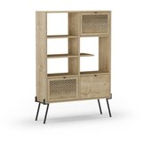 Marckeric Regal v hrastovem dekorju v naravni barvi 95x141 cm Evan – | Shoptok.si