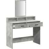  Toaletni stol Betonski sivi 100 x 41 x 140 cm Konstruirano drvo | shoptok.hr