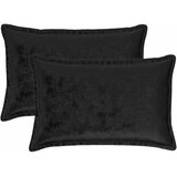  Presvlaka za jastuk 2 pcs HOUTEN Crna 50 x 80 cm Flanel | shoptok.hr