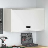  Ormar za zid u garaži Bijelo 90 x 40 x 53 cm Čelik s prahom | shoptok.hr