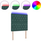  LED vzglavje z LED lučmi Diamantni Temno zelena 90 cm Žamet, (5000043858) | Shoptok.si