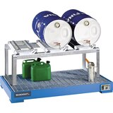 eurokraft pro Podstavek za sode, za 3 sode po 60 l, vroče pocinkana izvedba | Shoptok.si