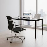 Modern Home stol za kuhinju i blagovaonicu za 4–5 osoba / računalni stol 120 × 60 cm, crni | shoptok.hr