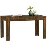 Blagovaonski stol boja dimljenog hrasta 140x74,5x76 cm drveni | shoptok.hr