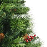  Umjetno božićno drvce sa šarkama, šiškama i bobicama 150 cm | shoptok.hr