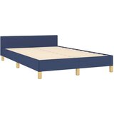  Okvir kreveta bez madraca plavi 120x190 cm od tkanine | shoptok.hr
