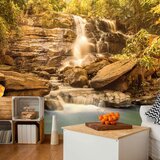  Tapeta - Sunny Waterfall 200x140 Cijene