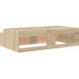  Krevetna konstrukcija s ladicama Sonoma hrast 90 x 200 cm | shoptok.hr