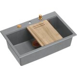 Quadron sudoper MARC WORKSTATION + nano PVD srebrno siva/bakar s daljinskim upravljanjem | shoptok.hr