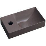 Sapho Temno rjav betonski umivalnik za WC 31x17 cm Piccolino – Cene