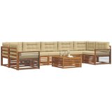 Set vanjskih sofa 8 kom. Prirodna i bež | shoptok.hr