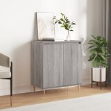 vidaXL Komoda siva sonoma 60x35x70 cm inženirski les Cene
